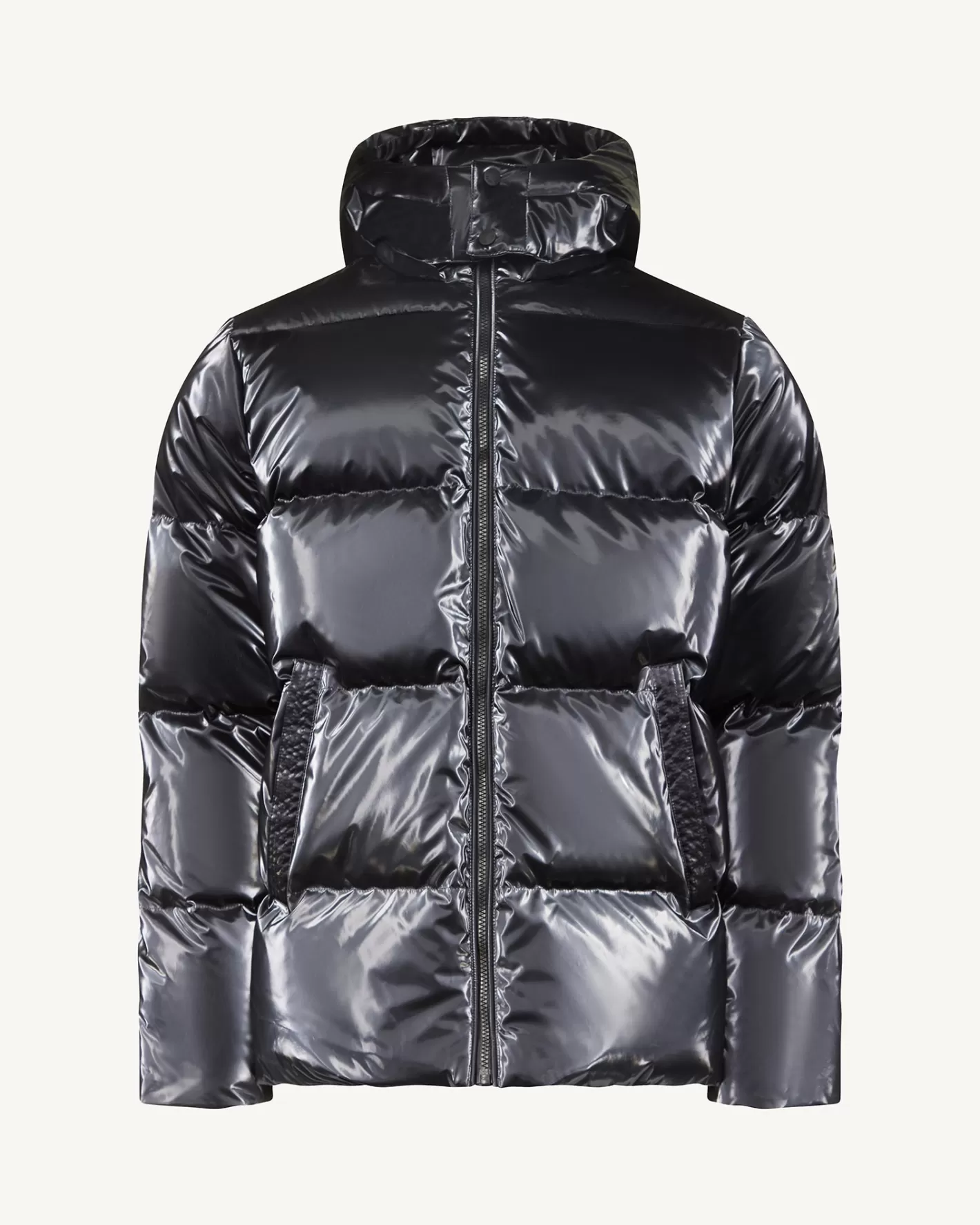 JOTT Doudoune Grand Froid nacrée Preston Glossy NOIR Sale