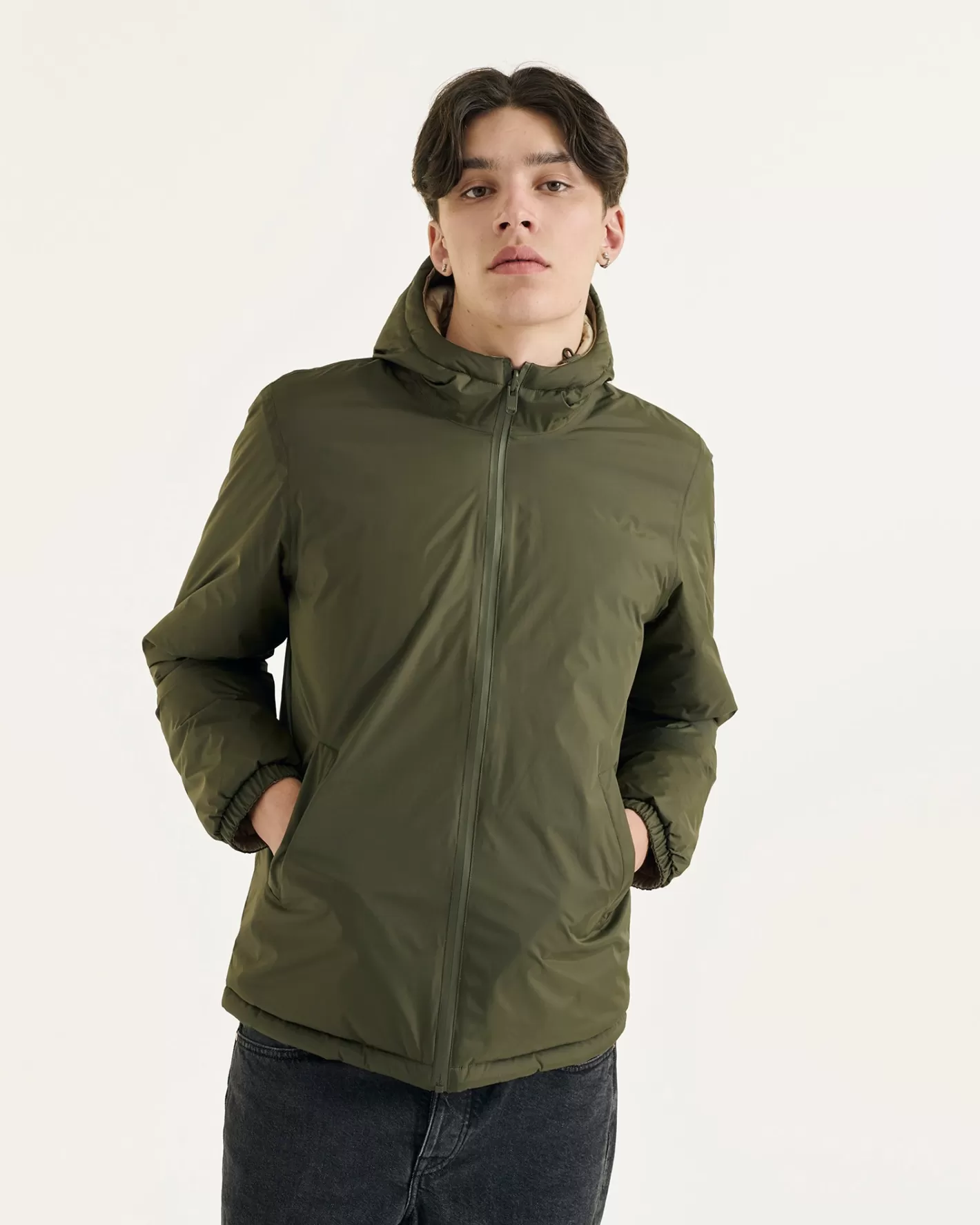 JOTT Doudoune réversible à capuche Army/Beige Bergen 2.0 Online