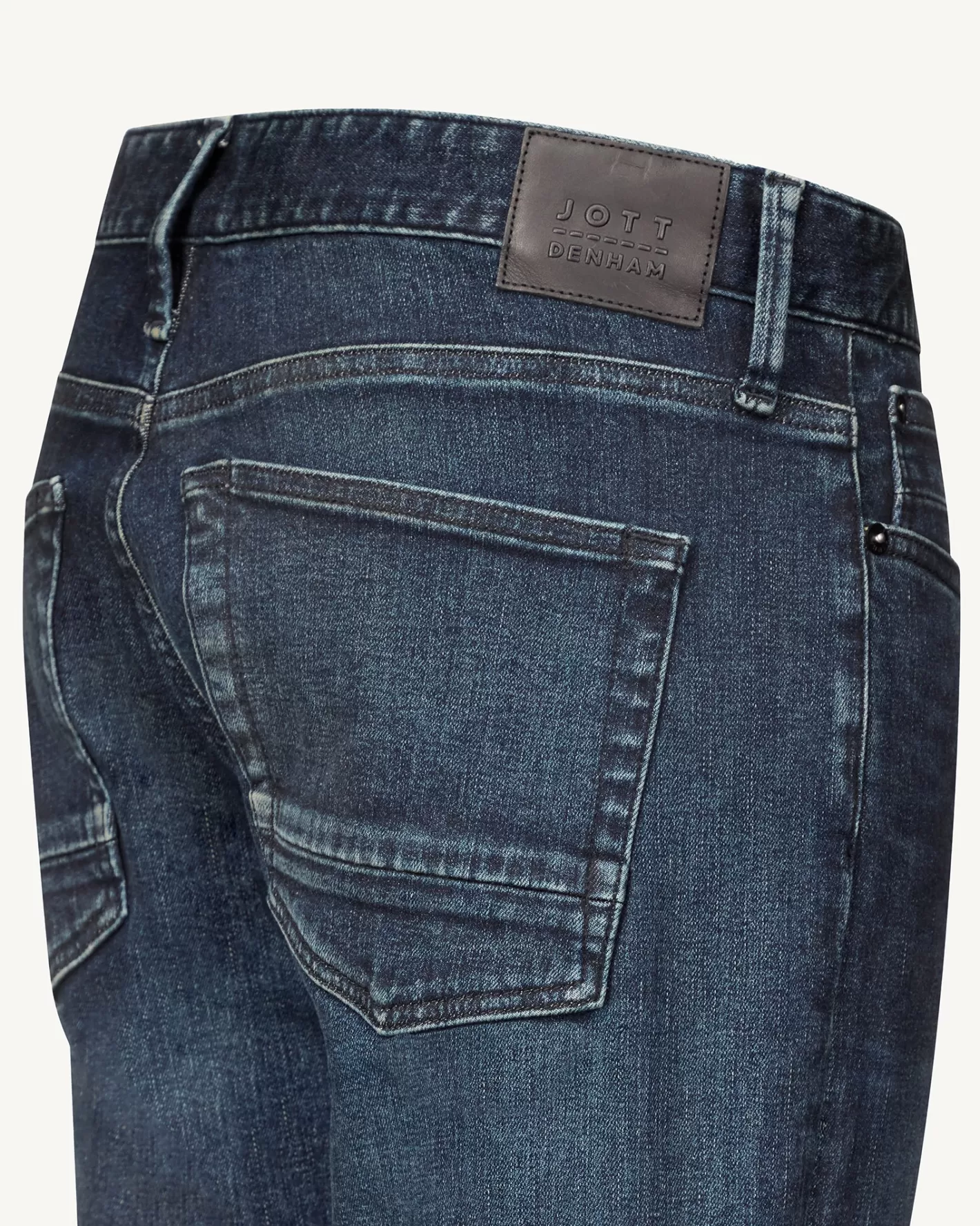 JOTT Jean homme coupe slim Bleu moyen Razor x DENHAM AJEANSBLEUMOYEN Cheap
