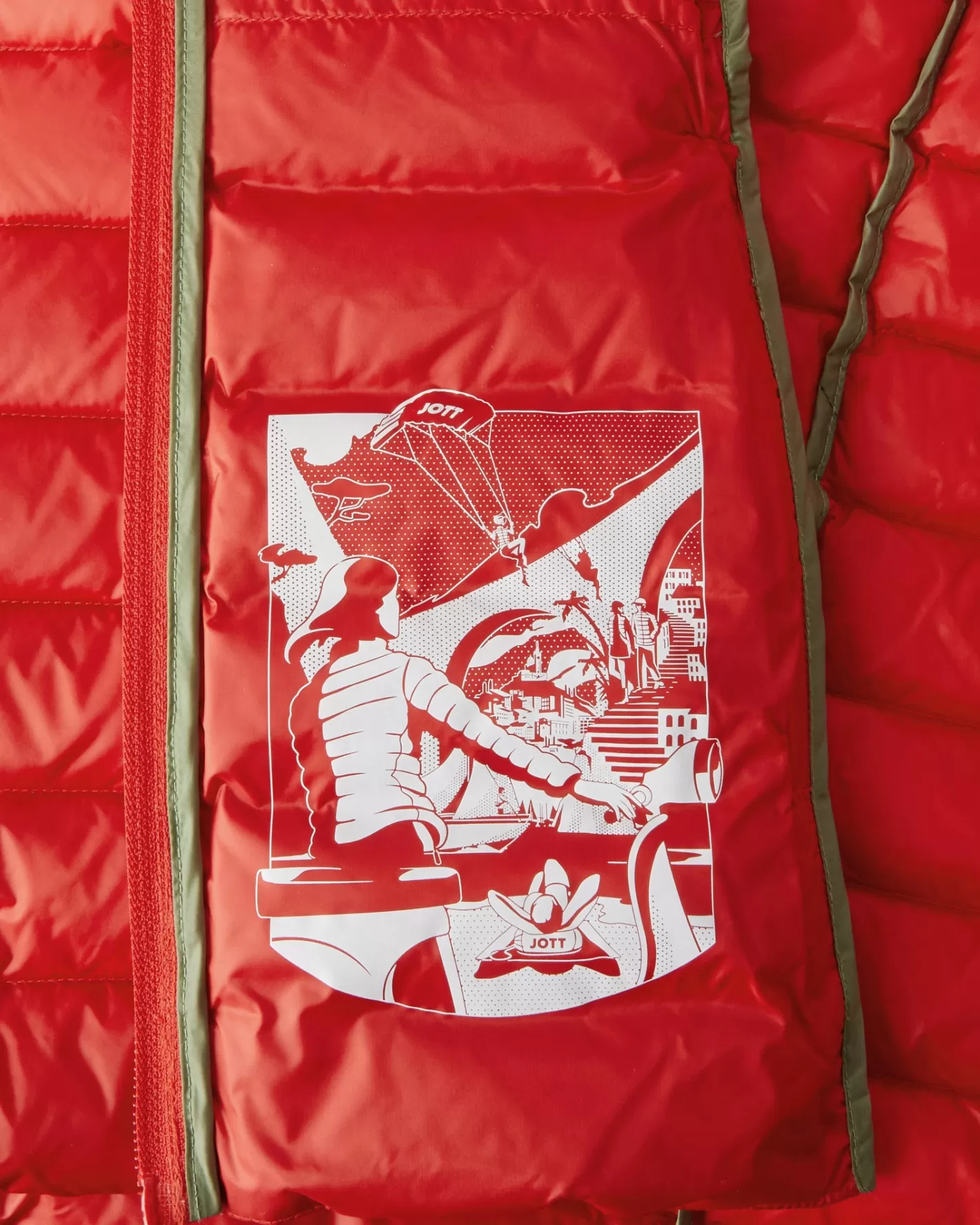 light_hooded_down_jacket_bright_red_nico_4.webp JOTT Light hooded down jacket Bright red Nico ROUGEVIF Clearance