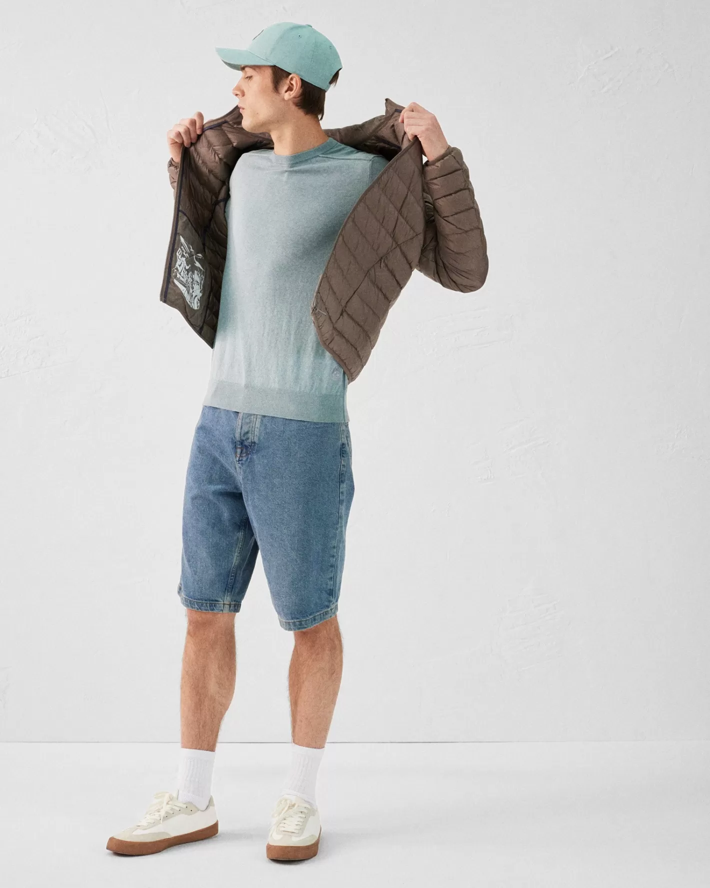 light_taupe_mat_down_jacket_4.webp JOTT Light Mat down jacket TAUPE Cheap