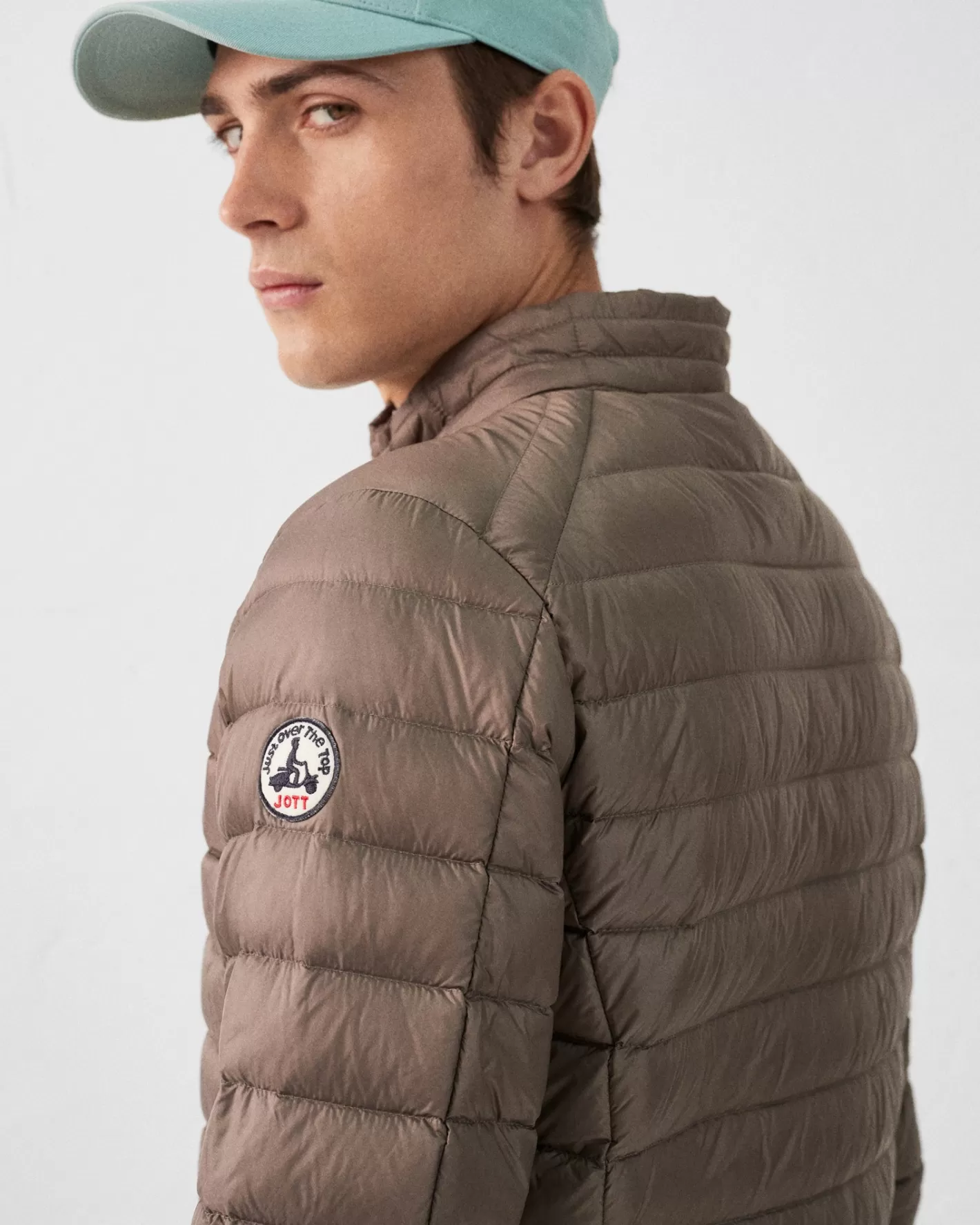 light_taupe_mat_down_jacket_5.webp JOTT Light Mat down jacket TAUPE Cheap