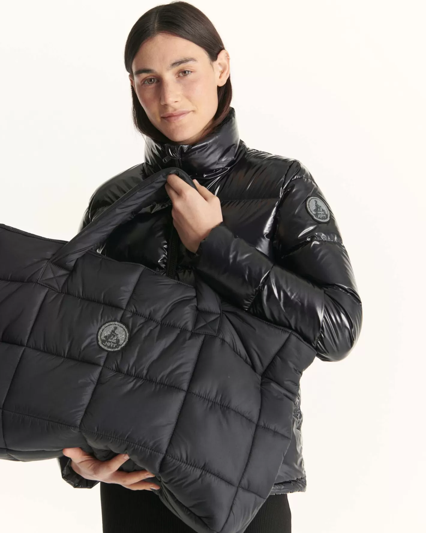 JOTT Sac avec des cristaux Swarovski®️ shopping Leika 2.0 NOIR Outlet