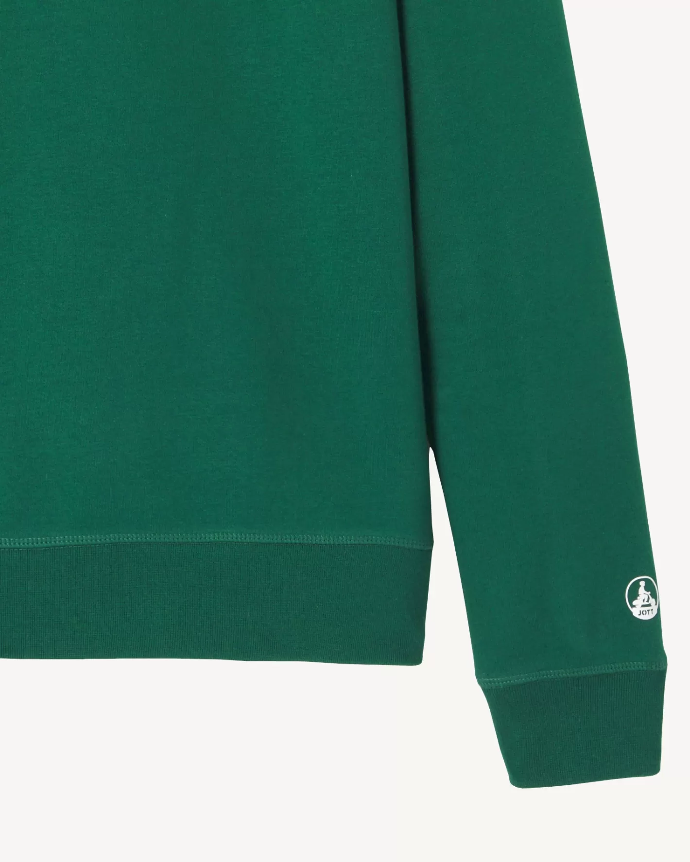 sweat_en_coton_biologique_vert_fonc_braga_3.webp JOTT Sweat en coton biologique Vert foncé Braga VERTFONCE Discount